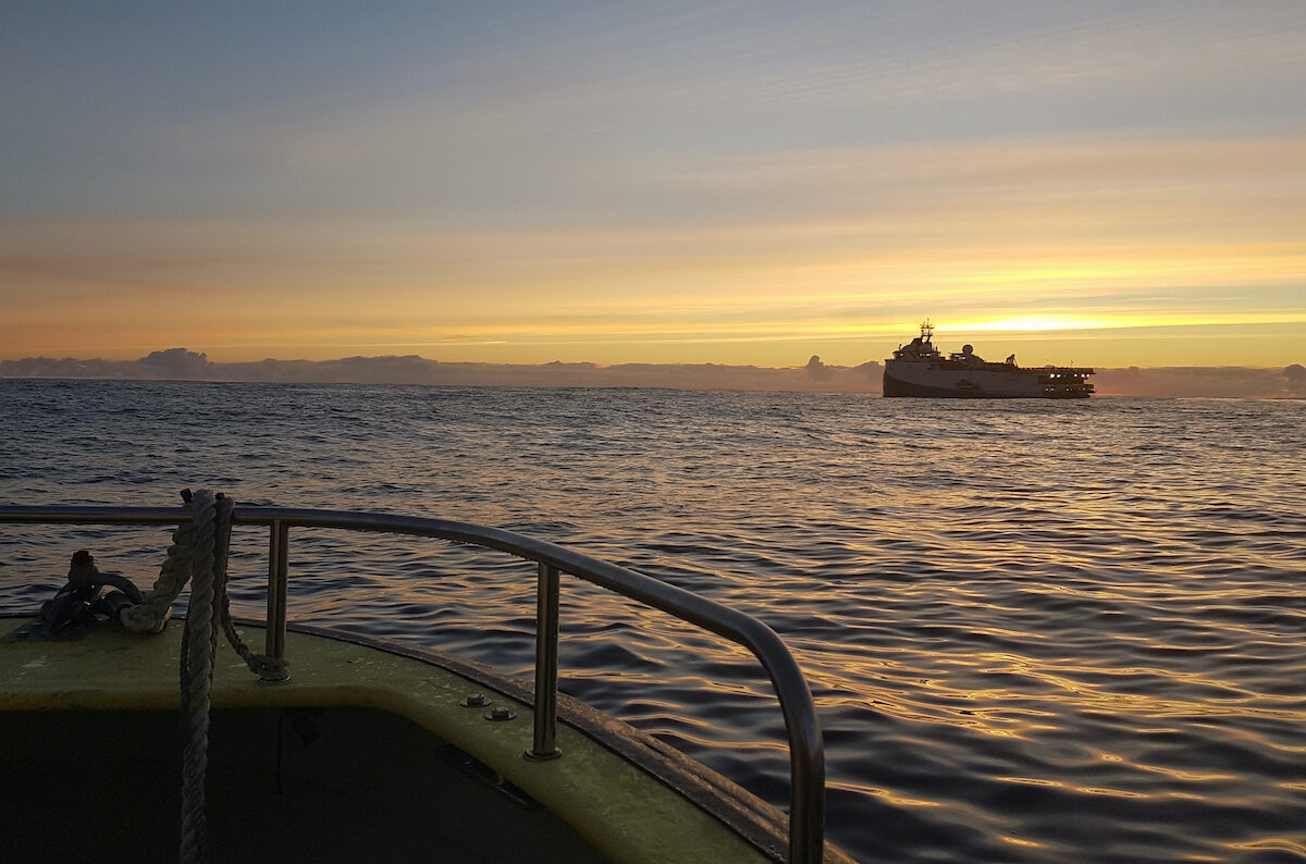 What to Expect from Your First Trip Offshore Elevate Offshore Sunset Seismic survey vessel copy 1200x794 - What to Expect from Your First Trip Offshore