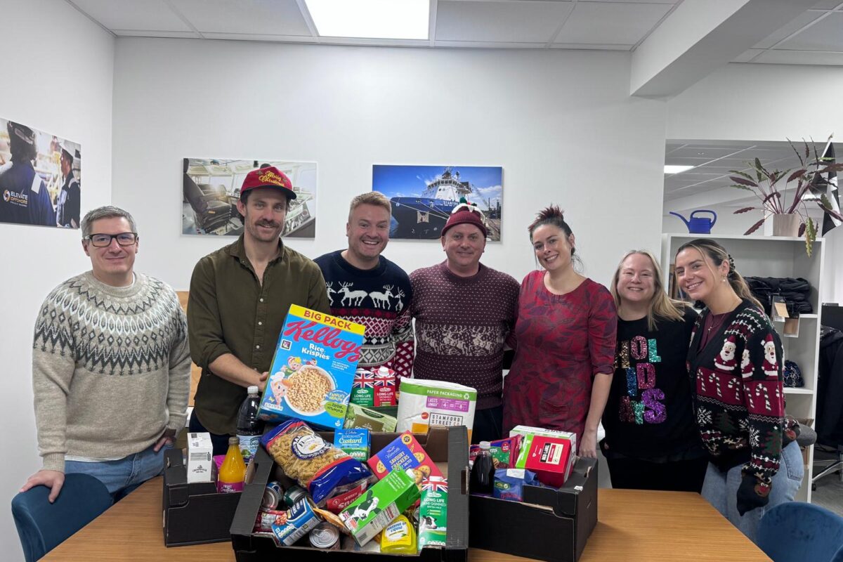 PHOTO 2025 12 08 10 28 04 1200x800 - Elevate Offshore’s Fundraiser for Newquay Foodbank